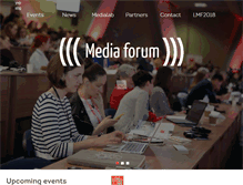 Tablet Screenshot of lvivmediaforum.com